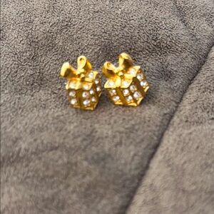 Avon Gold and Silver tone Cluster Stud Earrings